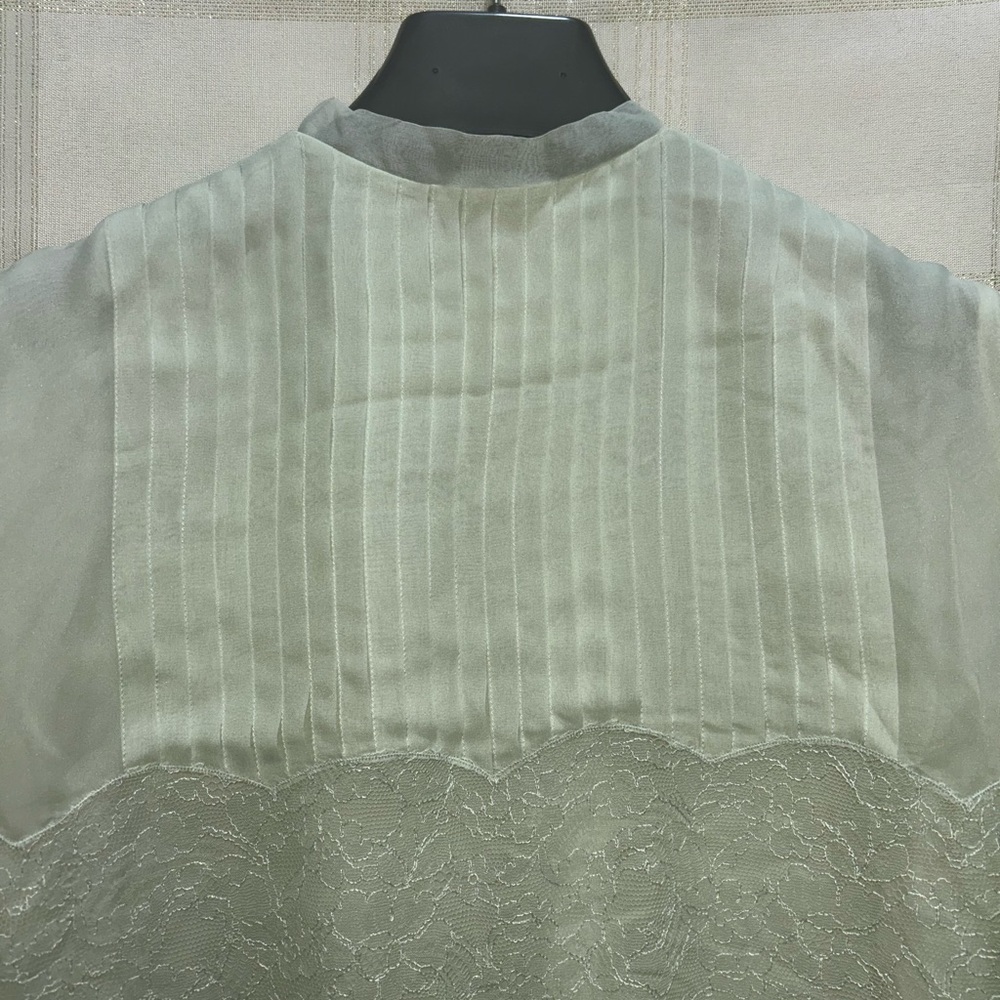 Roberto Cavalli Light Green Long Sleeve Dress - Picture 8 of 8